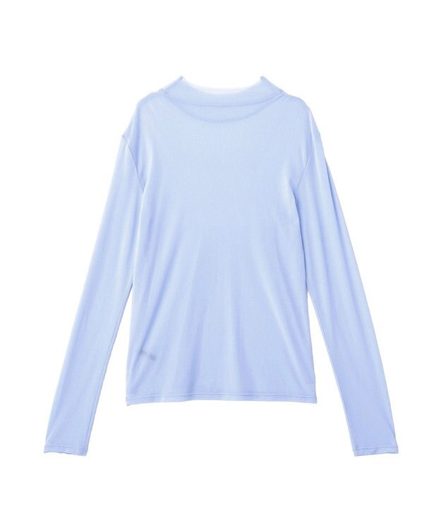 YECCA VECCA ハイネックシアートップス Blue