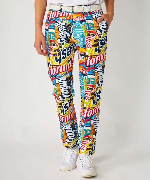 FILA GOLF／marie claire 【Loudmouth】柄ロングパンツ Bubbles