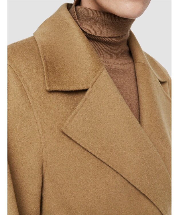 JOSEPH ダブルフェイスカシミヤ　ロングコート Oak