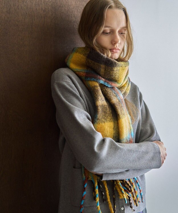 AMERICAN HOLIC アソートシャギーマフラー Check