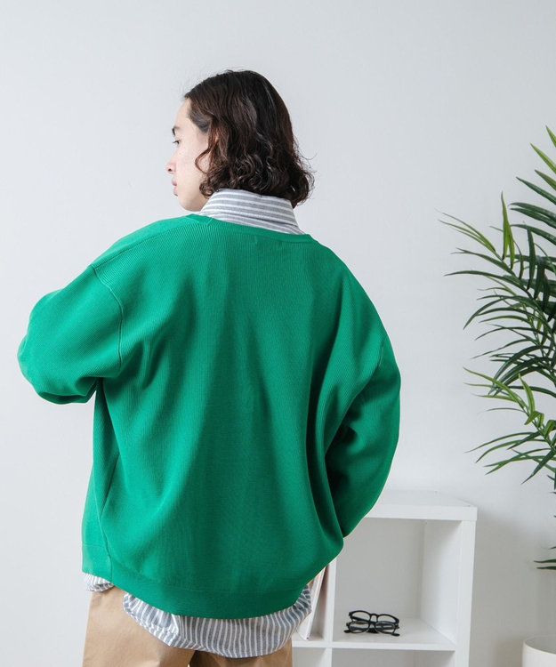 WEGO スポンジカーディガン グリーン