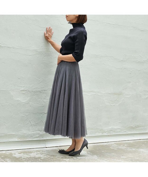 MODE ET JACOMO <MODE ET JACOMO>ビジューバックルパンプス ダークグレースエード