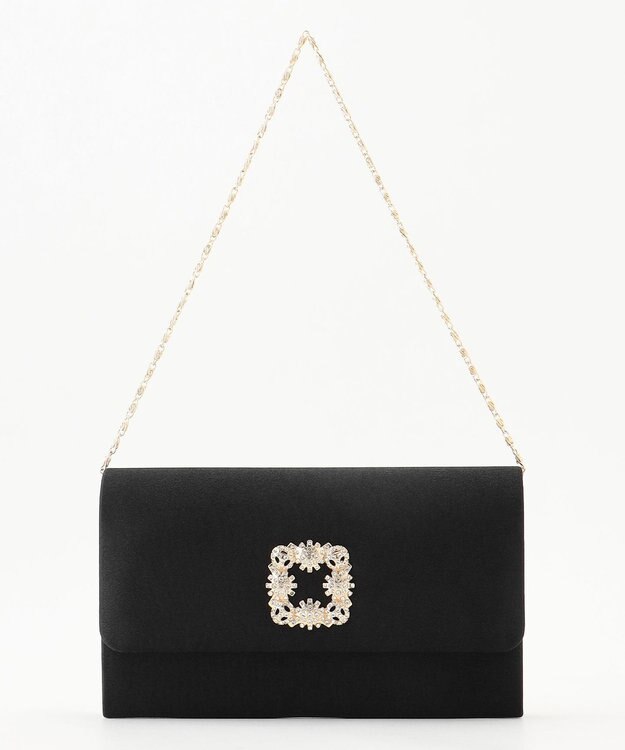 ANY SIS 【2WAY】ストーンバックル ショルダーバッグ ブラック