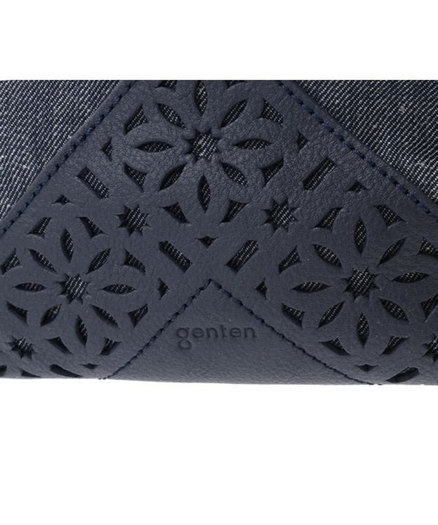 genten リノ トートバッグ大 ネイビー