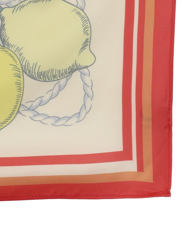 earth music&ecology 【接触冷感】ＵＶ対策フルーツ柄スカーフ Orange