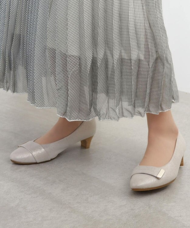 REGAL FOOT COMMUNITY 【ビューフィット】A14Y ラウンドトウデザインパンプス パンプス