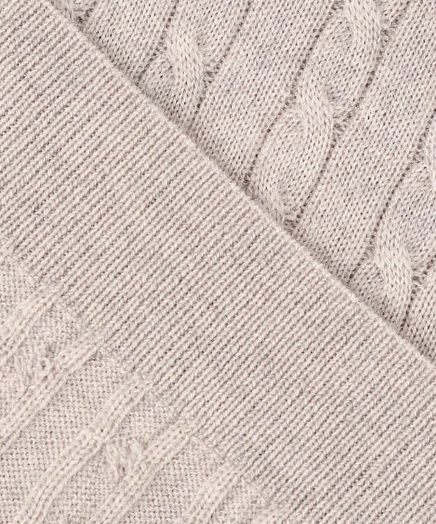 J.PRESS LADIES 【洗える】KNIT BASIC ハイネック ニット ベージュ系