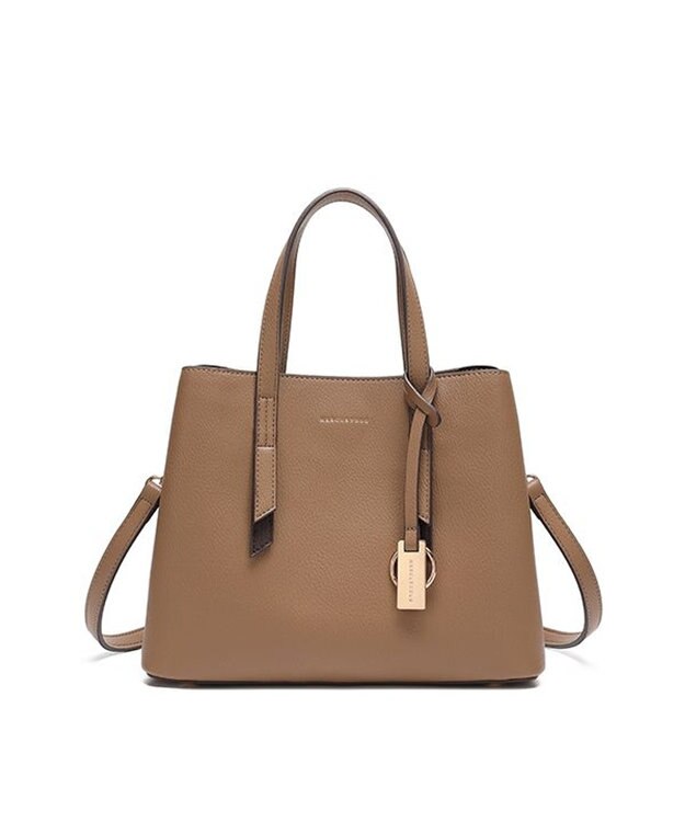 style code 【8/26入荷】【MERCURYDUO/マーキュリーデュオ】アオリワークハンドバッグ グレージュ