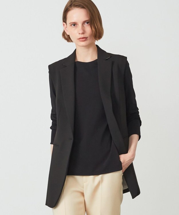 BEIGE， RENTY / ジレ Black x Vanilla