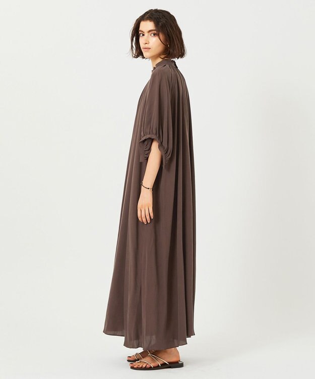 BEIGE， 【WEB限定】JASPE /  ギャザーワンピース Brown