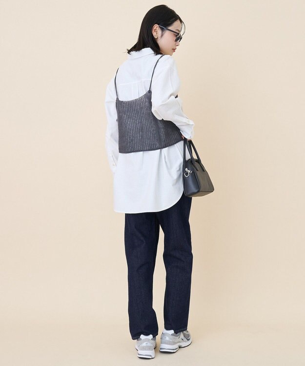 AMERICAN HOLIC オックスベーシックシャツ Stripe White