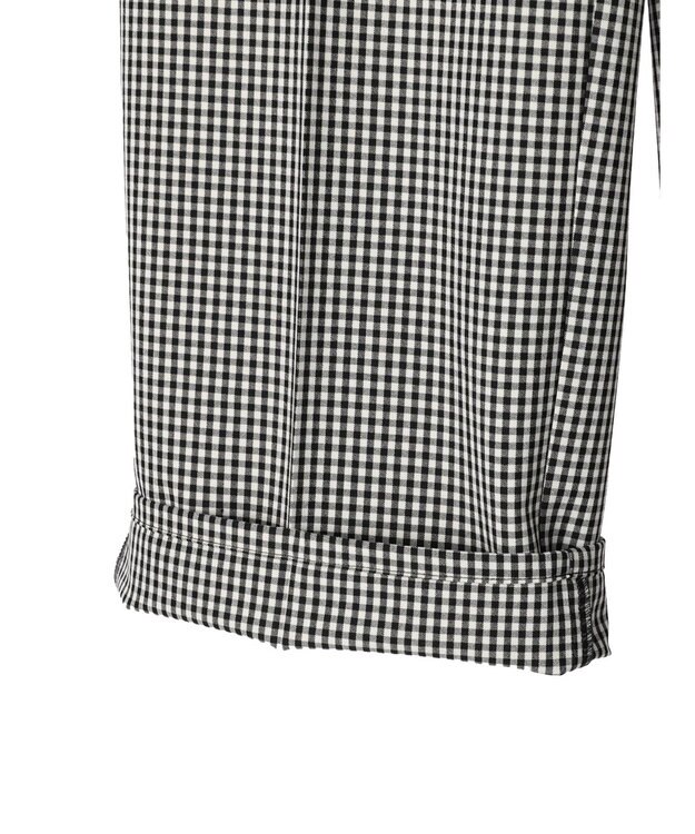 earth music&ecology Ｔ／Ｒストレートパンツ Gingham Check