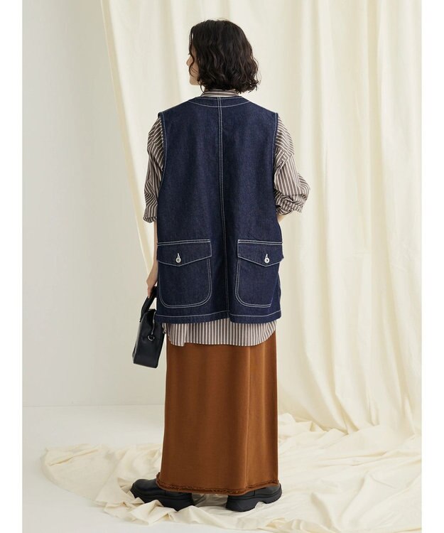 CRAFT STANDARD BOUTIQUE デニムワークベスト Dark Indigo