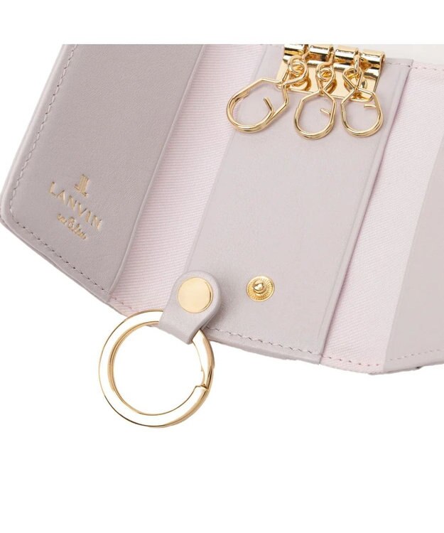 LANVIN en Bleu デクール キーケース ライトピンク