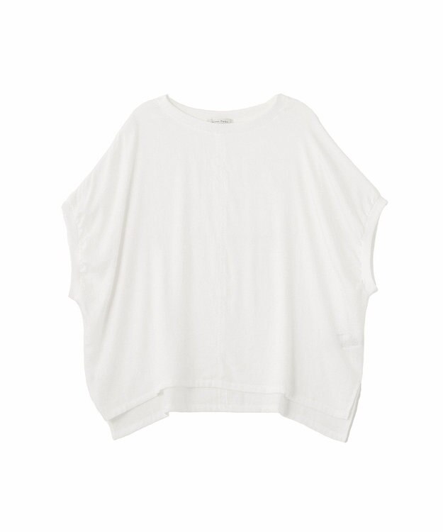 Green Parks リブドッキングブラウス Off White
