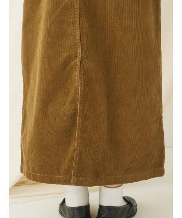 CRAFT STANDARD BOUTIQUE コーデュロイ２ＷＡＹサロペットスカート Camel