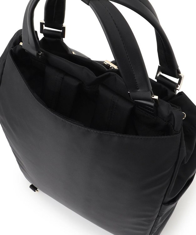 23区 【撥水加工】2WAY ナイロン リュック ブラック系