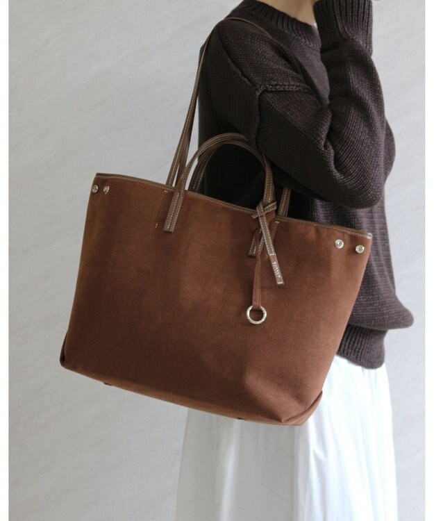 MORROW by thank 【A4サイズ収納可/軽量】VIVIAN OBLONG ASスエード　ブラウン