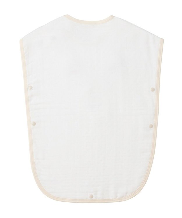 MIKI HOUSE HOT BISCUITS 六重織 顔ドン ガーゼスリーパー 白