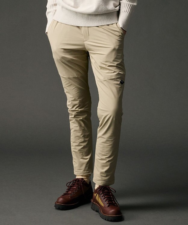 JOSEPH ABBOUD MOUNTAIN 【暖か裏地付/2WAYストレッチ/5ポケット/ソフト】2WAYウォームストレッチ パンツ ベージュ系