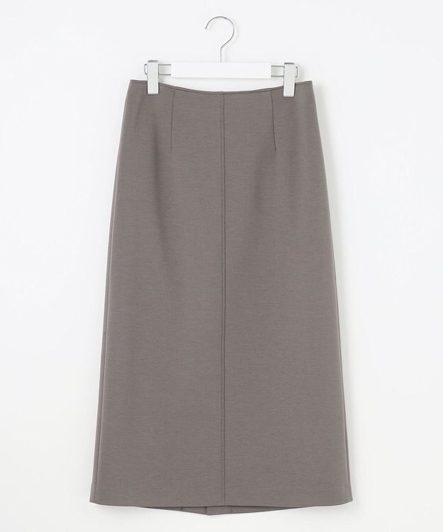 J.PRESS LADIES L 【WEB限定カラーあり・洗える】ダンボール ナロー スカート スレート系