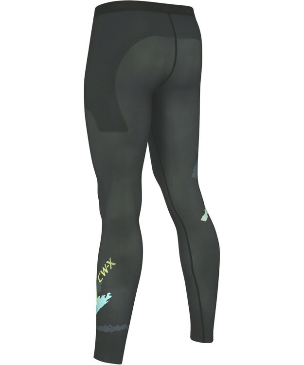 CW-X 【MEN】 CW-X スポーツタイツ 股関節・腰サポート 下半身の軸がブレにくい 球技 陸上 ロング 足首丈 3Lサイズまで対応 大きいサイズ メンズ HOO509 /ワコール グリーン