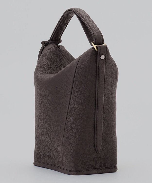 GOTAIRIKU 【ETIAM】シュリンク ハンド＆バングルバッグ《Follow》 ダークブラウン系