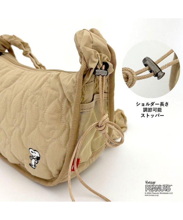 ROOTOTE 8403【スヌーピー】IP.デリ.キルト.ピーナッツ-9Q 02：ベージュ