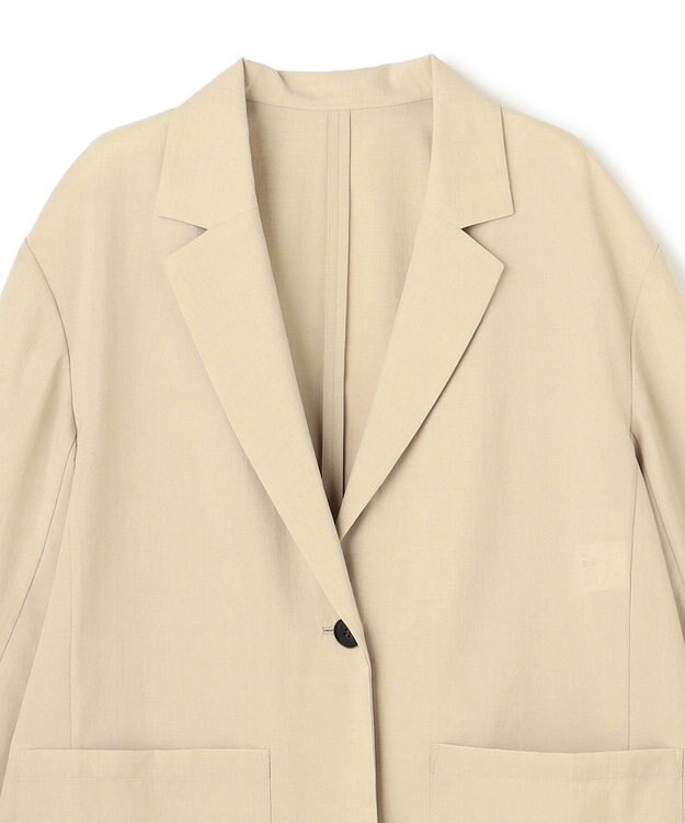 UNFILO シアー オーバージャケット ベージュ