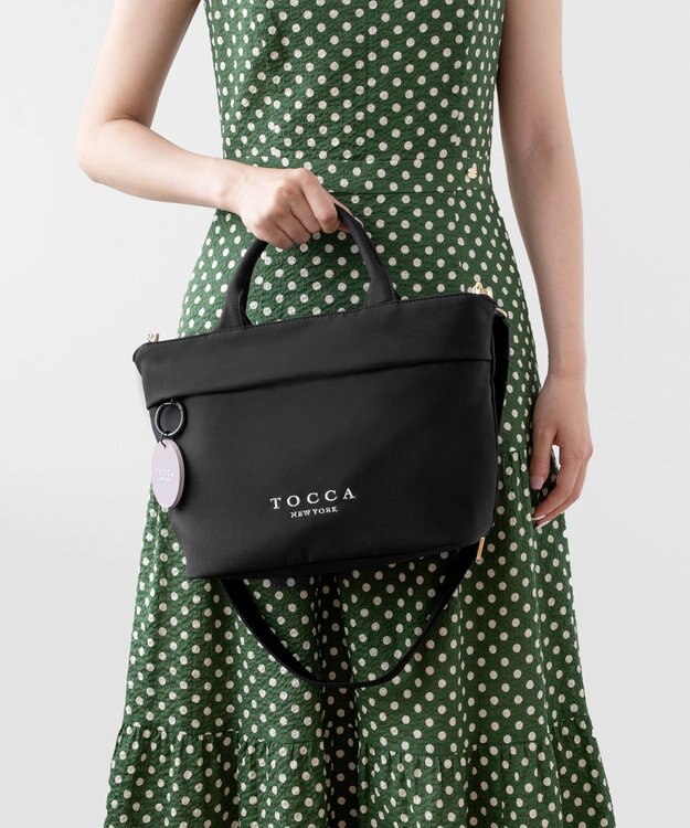 TOCCA 【WEB限定＆一部店舗限定】【撥水】ARIA TOTE M トートバッグ M ブラック系