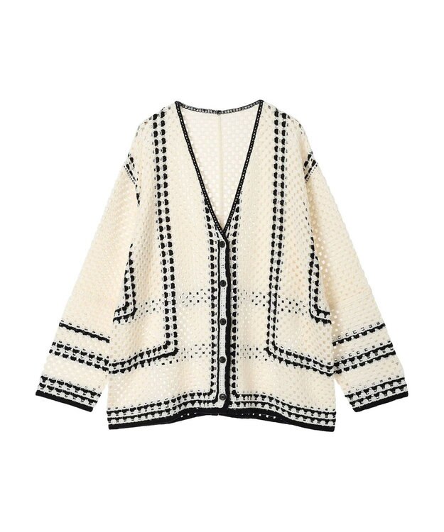 AMERICAN HOLIC クロシェカーディガン Ivory