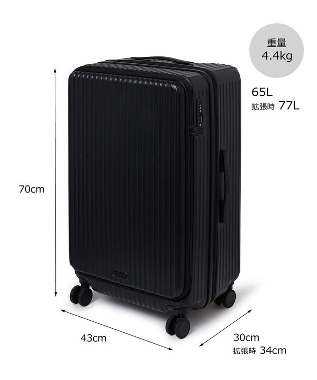 LeSportsac URBAN LIGHT CHECK-IN/モダンブラック モダンブラック