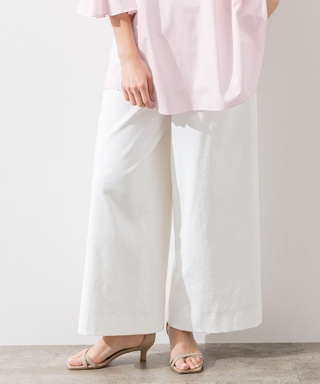 ONWARD Reuse Park 【自由区】パンツ春夏 ホワイト
