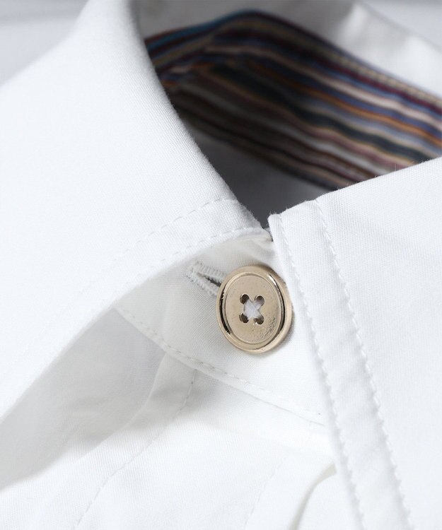 Paul Smith Signature Stripe カフス ブラウス オフホワイト