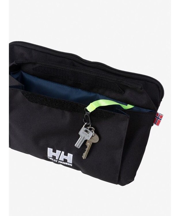 HELLY HANSEN 【キーフック付き・ECO素材】フィヨルドランドサコッシュ ブラック