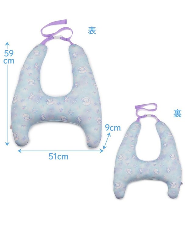 Mother garden マザーガーデン ユニコーン クール カークッション 《シェル柄》 シェル柄