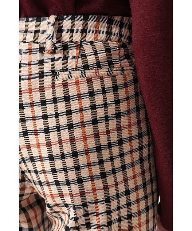 DAKS ツイル ハウスチェック スリムパンツ ハウスチェック