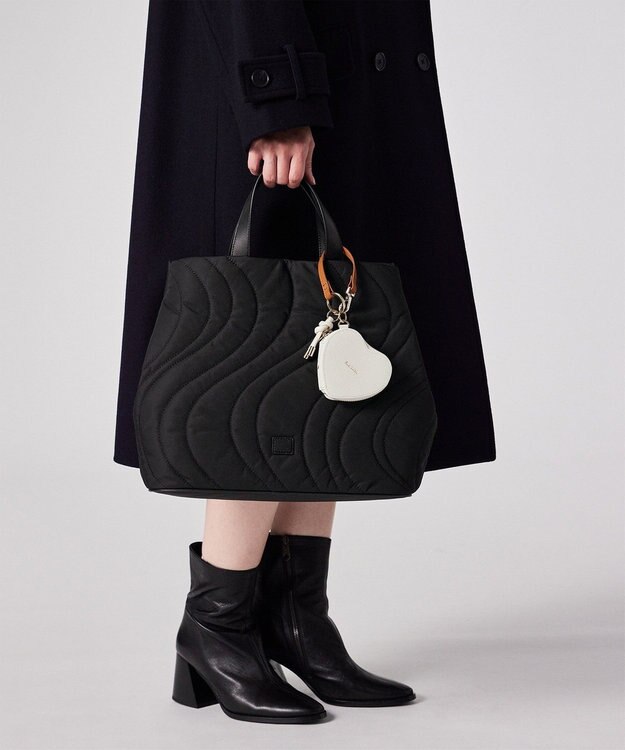 Paul Smith キルティングスワール 2wayトートバッグ ブラック