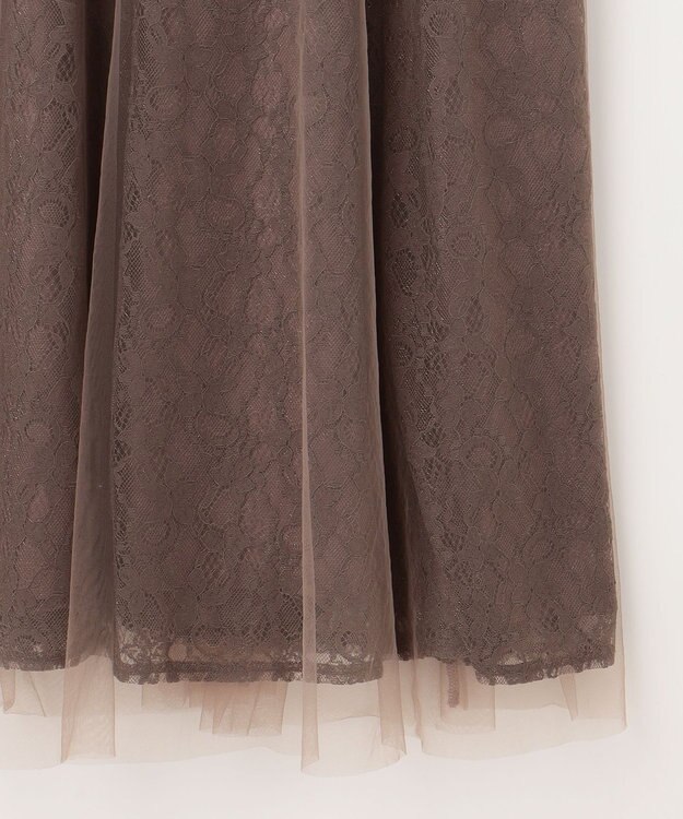 ANY SIS S 【Lily calin】シアーレースクラシック ドレス モカ