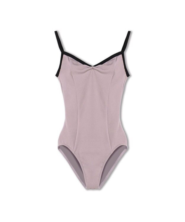 Chacott キャミソールレオタード グレイッシュライラック