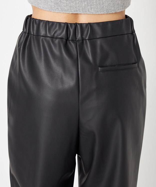 NAVE 【Nave】ヴィーガンレザー パンツ ブラック系