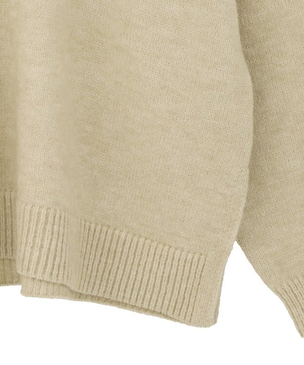 Green Parks フェイクレイヤードＶネックニットプルオーバー Light Beige
