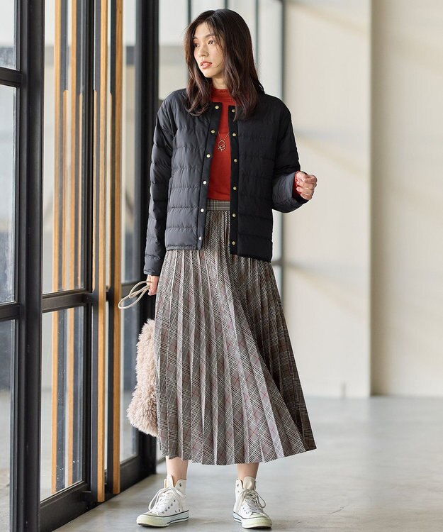 ANY フレンチダウンショートコート ブラック