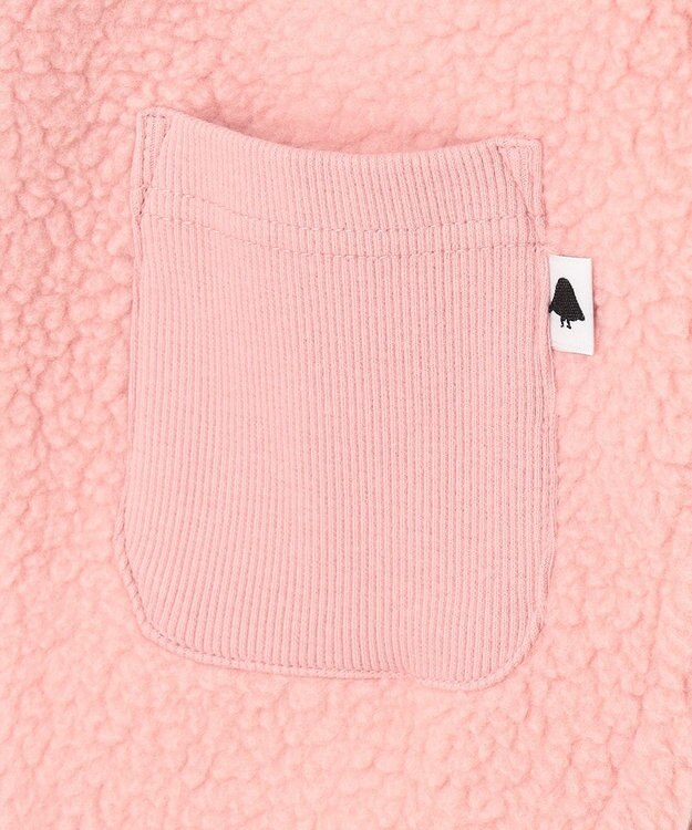 ANY KIDS もこもこボアジャケット ピンク系