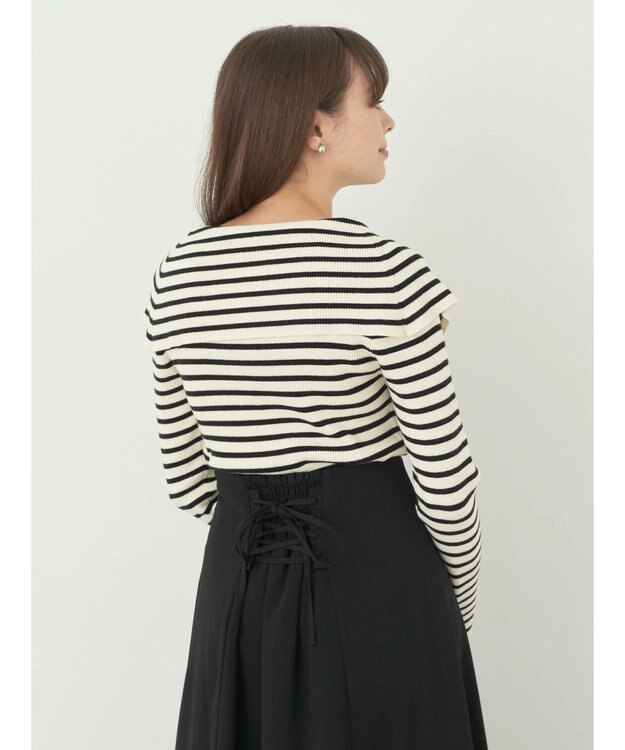 earth music&ecology ＢＩＧカラーニットプルオーバー Border