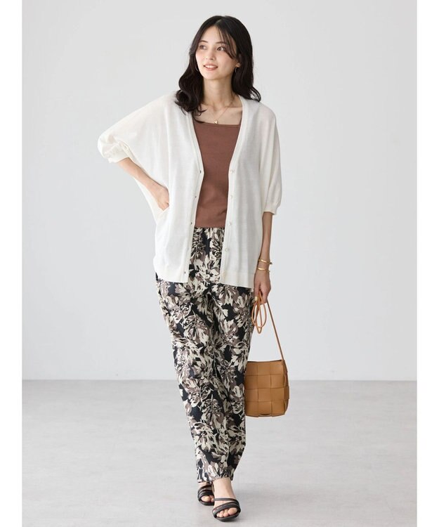 AMERICAN HOLIC ＵＶカットポンチョニットカーディガン Ivory