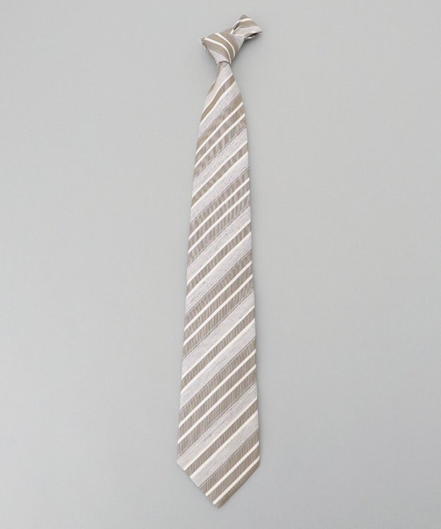 GOTAIRIKU Fermo Fossati_レジメンタル ネクタイ グレー系1