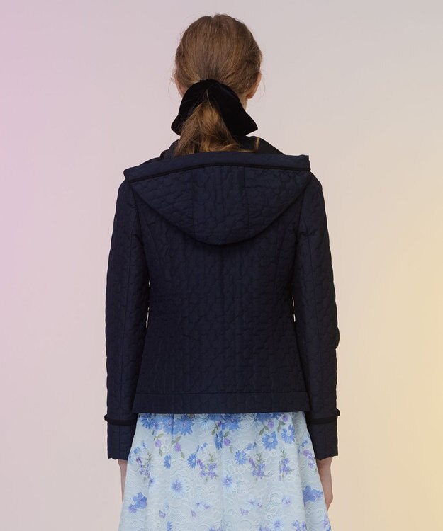 TOCCA LAURA キルティングショートコート ネイビー系