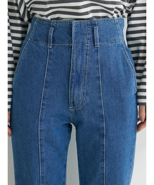 Green Parks ・ＥＬＥＮＣＡＲＥ　ＤＵＥ　センターシームデニムパンツ Light Indigo