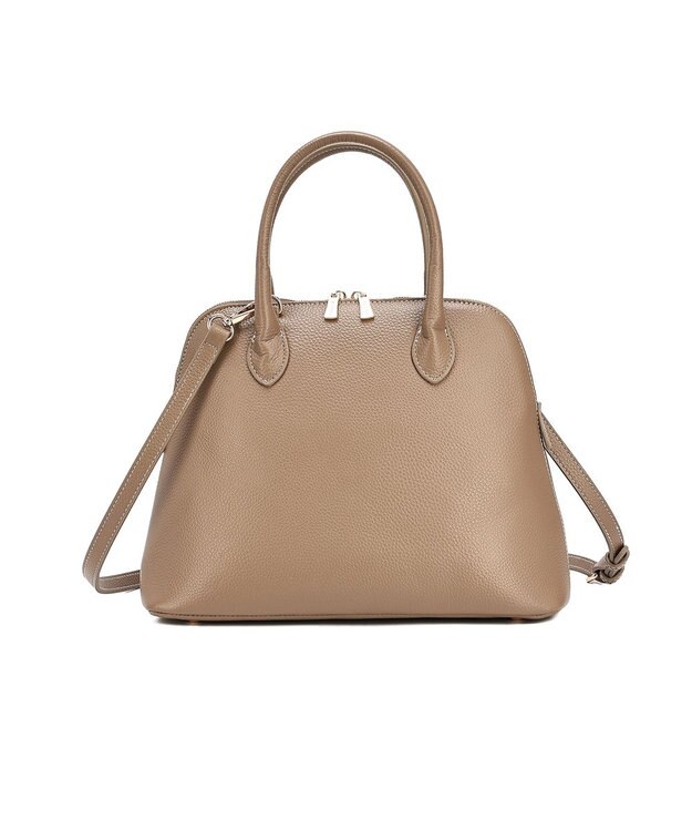 style code 【PADMA/パドマ】 キーチャーム付 本革ハンドバッグ トープ